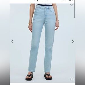 Madewell the 90s straight Jeans